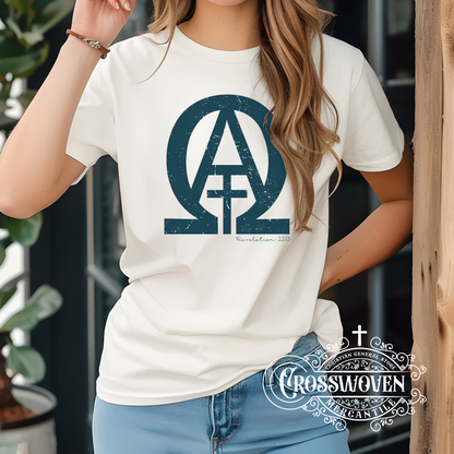 He is the Alpha and Omega - Scripture T-Shirt