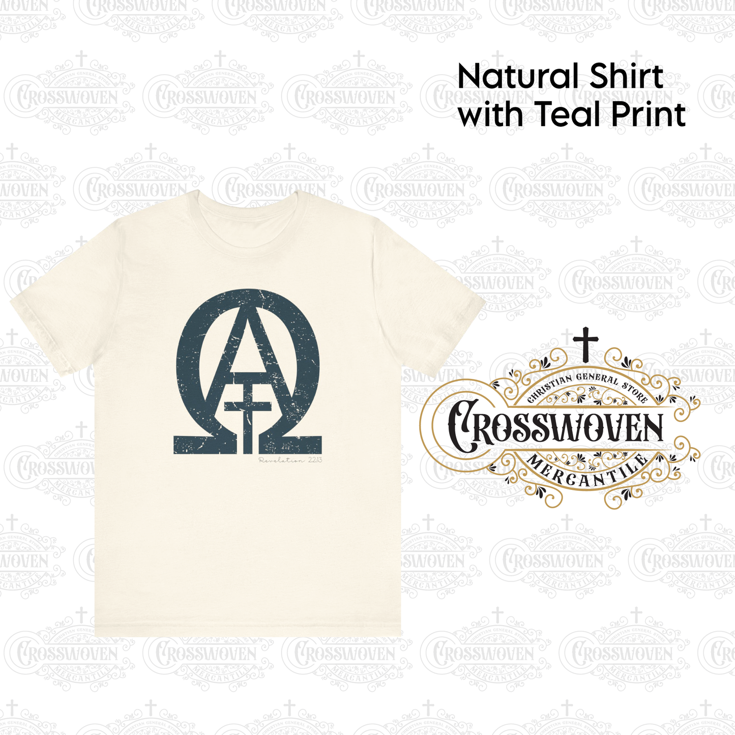 He is the Alpha and Omega - Scripture T-Shirt