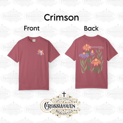 Isaiah 40:8 Floral Tee Scripture T-Shirt