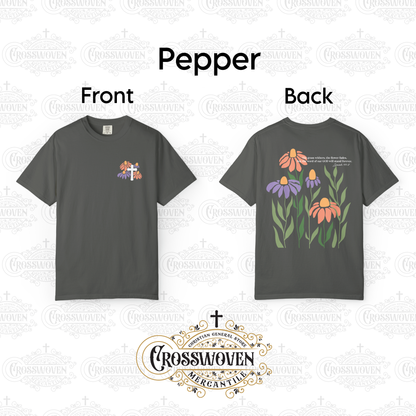 Isaiah 40:8 Floral Tee Scripture T-Shirt